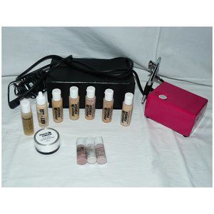 AIRBRUSH Makeup lot: 11 PC Matte PHOTO FINISH ART TO AIR,  Compressor & Gun, NEW